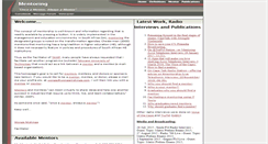 Desktop Screenshot of mentoring.wongantshinga.com
